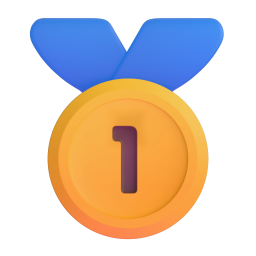 1st place medal - 第一名奖牌