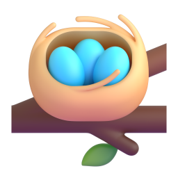 nest with eggs - 与鸡蛋一起筑巢